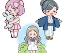 ポップで目立つ!可愛いデフォルメキャラ描きます カラフルで目立つミニキャラ！アイコンやヘッダーにぜひ！ イメージ7