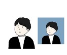 最低価格！シンプルな似顔絵／イラストお描きします 様々なご依頼に柔軟に対応いたします！！ イメージ1