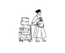 白黒シンプルイラストを描きます 早さと丁寧さを心がけています！ イメージ8