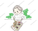 写真からシンプルでゆるかわいいイラスト作成します 商用OK！SNSアイコン・記念・挿絵などに イメージ3