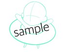 ドーナツor浮き輪に入った可愛いイラスト描きます TwitterやLINEなどのアイコンにどうぞ！！ イメージ4