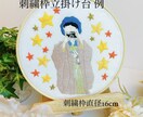 デジタルでは無い【刺繍】で思い出残します インテリアやプレゼント、贈り物にもピッタリです。 イメージ5