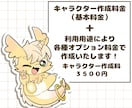 可愛いモンスターや動物のイラストを作成します デフォルメされたマスコットキャラクター作成におすすめ！ イメージ2
