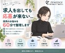 採用がうまくいかない原因を一緒に整理します 採用のプロが現状を整理し、解決策をご提案 イメージ1