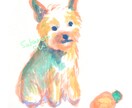 アナログでカラフルなペットの似顔絵を描きます アクリル絵の具で描くかわいい動物のイラストです イメージ4