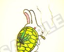 iPhone壁紙的な気まぐれで描いたやつ売ります RASTA RABBIT（iPhone壁紙) イメージ1