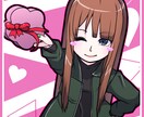 L判ハーフサイズ(カード)のイラストを描きます カードサイズのオリジナルイラストでスマホ背面を飾りませんか？ イメージ5