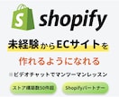 Shopify制作で副業できるように教えます ストア実績50件以上のプロがマンツーマンでサポート！ イメージ1