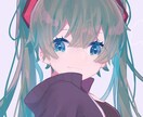 アイコン等のイラストを描きます SNSのアイコンや、動画のサムネやイラスト等を描きます。 イメージ1