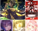 イラストオーダー、夢絵、アイコンなどを作成します アイコン絵、1枚絵、夢絵、動画や配信のサムネイル画像等を作成 イメージ5