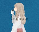 複数人可◎水彩風にふんわりタッチで描きます SNSやLINEのアイコンなどの似顔絵 イメージ6