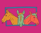 ポップな飾れる絵描きます 目の引く配色のポップイラスト、動物やファッションが得意です！ イメージ7