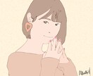 写真からイラスト風似顔絵アイコン描きます アイコンを変えて気分転換したい時などにご利用ください。 イメージ1