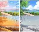 季節感のある背景イラスト制作します 世界観に合う背景を丁寧に制作します イメージ1