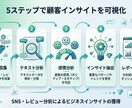 レビュー・SNSで顧客洞察抽出します 定量×定性で“買う理由”を見える化します イメージ2