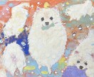 日本画画家がお家のわんちゃんねこちゃんを描きます その他動物や人間などなんでも描けます イメージ1