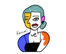ピカソ風似顔絵描いています カラフルで唯一無二！ワンちゃんも描けます！ イメージ4