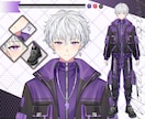 高品質Vtuberのデビューを全力でサポートします 表情4点付き！著作権譲渡！企業実績多数 イメージ5