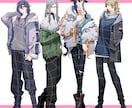 Live2D対応！キャラデザ→立ち絵作成いたします 表情差分2種類無料で制作します！ イメージ5