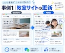 ホームページの文章や写真を部分修正します 変える場所と内容が決まった小さな更新に イメージ4