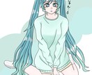 SNSアイコンや立ち絵などを描きます 女の子を描くのが得意です！ふわふわしすぎない絵を描きます イメージ5