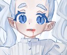 最短1日！可愛くて使いやすいSNSアイコン描きます ポップでかわいい厚塗りであなたのプロフィールを彩ります イメージ2
