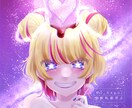 SNSのアイコン等のイラストを制作しております 星空を詰めた宝石のようなイラスト イメージ8