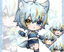 グッズ・スタンプに◎ SDイラストお描きします 可愛いミニキャラをご提供！ Vtuber／配信活動者さん等 イメージ2