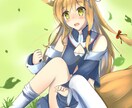 イラスト、立ち絵、アイコンなどの作成承ります かわいい女の子やきつね娘描きます！お気軽にどうぞ！ イメージ3