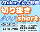 新人VTuber様向け！切り抜き動画お手伝いします 晩御飯お惣菜にする感覚でご依頼ください！！ イメージ1