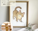 にゃんこの似顔絵オーダー承ります ～ゆるいけど、水彩画だから出せる優しいタッチでお描きします～ イメージ5