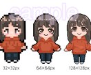 ドット絵ミニキャラ制作します やわらかくてかわいい雰囲気のドット絵ミニキャラをお描きします イメージ1