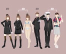 VRoid+Blenderでﾓﾃﾞﾘﾝｸﾞします 持ち込みイラストorｷｬﾗﾃﾞｻﾞ依頼で０から制作もOK！ イメージ6