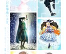 イラストで創作活動のお手伝いをします キャラデザ、アイコン、ロゴ、配信画面、などなど。製作します。 イメージ1
