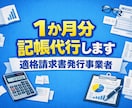 １か月分記帳代行します 月次決算までまるっとお任せください！ イメージ1