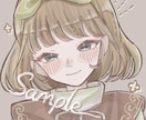 優しい雰囲気のアイコンイラストを描きます なんでもお気軽にご相談ください！ イメージ5