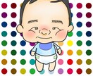 お子さんのデフォルメミニキャラ画像を作成します 息子の絵毎日描いています。皆様のお子様の絵を描かして下さい。 イメージ4