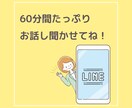 即レス60分♪あなただけにたっぷり向き合います いっぱい話そ♡雑談/お悩み/愚痴/夫婦/恋愛/育児 イメージ6