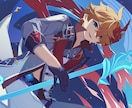 ポップなアニメ塗りキャラクターイラスト承ります ◆商用利用可◆キャラクター・衣装のデザインもお任せください！ イメージ9