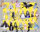全身立ち絵の制作承ります TRPG・企画・ゲームなどで使用できる立ち絵を制作いたします イメージ6