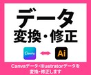 Canva・Aiデータを変換、修正いたします CanvaデータをAiに、AiデータをCanvaデータに！ イメージ1