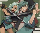 可愛い！アニメ調の厚塗り風なイラストを描きます アイコンや動画のサムネなど！他とは違った絵が好きな方は是非！ イメージ1