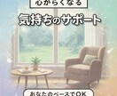 気持ちを言葉にするお手伝いします 話すことで心の重さが軽くなります イメージ1