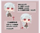 ミニキャラ作成ます 可愛いミニキャラ作成させていただきます イメージ2