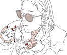 お写真からおしゃれな線画イラストをお描きします リアルに描きます！動物・車・バイクもOK♪ イメージ3