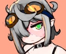 キャラクターアイコンお描きします ジト目ダウナー系はお任せください！ イメージ2