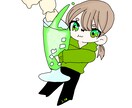 創作、夢絵依頼困ってる人向けの方に描きます 創作の子にしか表せない所を表現 イメージ1