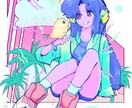 SNSで使えるアイコンのイラストや一枚絵を描きます アニメ、漫画イラストが得意です。 イメージ3