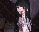 オリキャラ・創作キャラのイラストをお描きします SNSアイコン・男女・創作◎／ゆめかわ〜ダーク描けます！ イメージ3