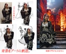 生成された人物写真を、本物に見えるようにします 人物写真を再構成、再加工致します、手作業がメインです。 イメージ1